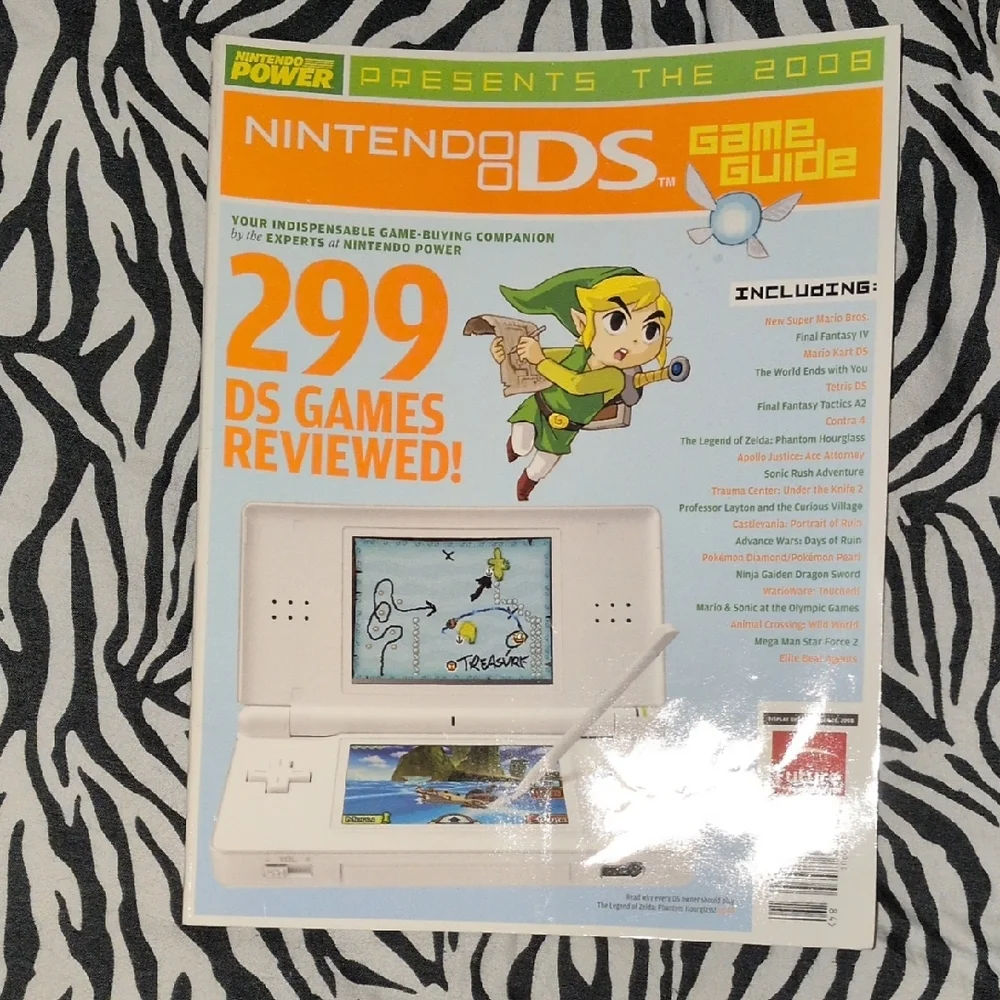 Nintendo DS Game Guide with White Console